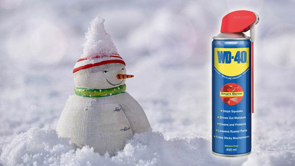 Първа помощ с WD-40 през зимата