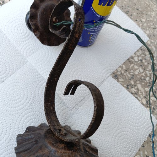 реновиране на стара лампа за стена