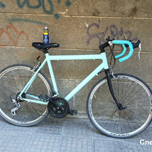 Реставриране на стар шосеен велосипед