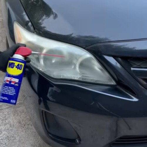 Перфектно полиране на фарове WD40